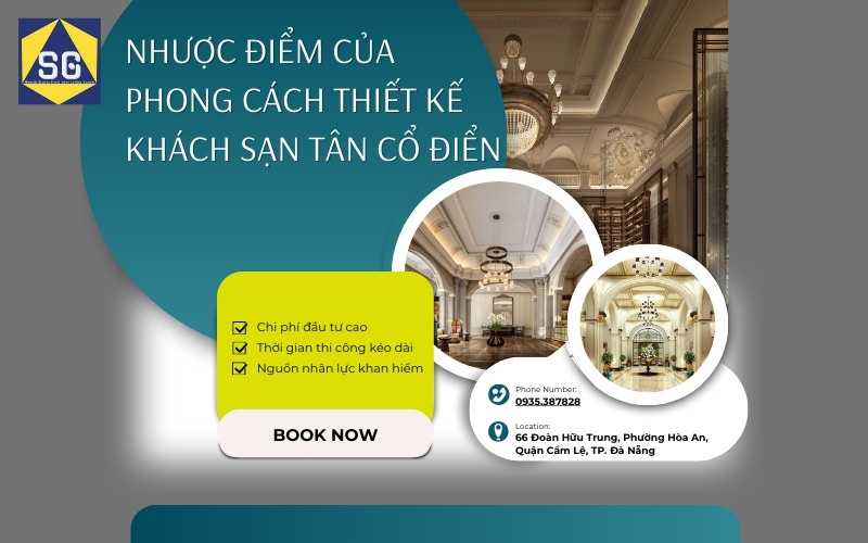 Thiết kế khách sạn tân cổ điển