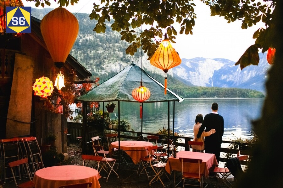 Thiết kế nhà hàng sân vườn