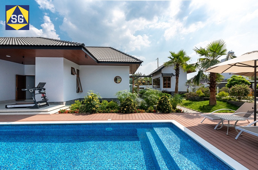 Thiết kế nhà phố có sân vườn