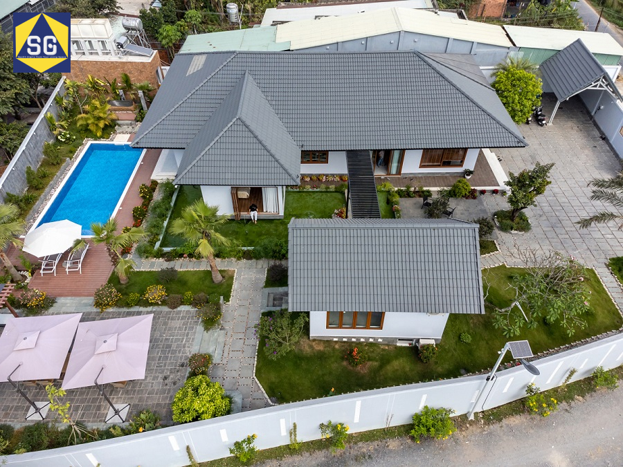 Thiết kế nhà phố có sân vườn