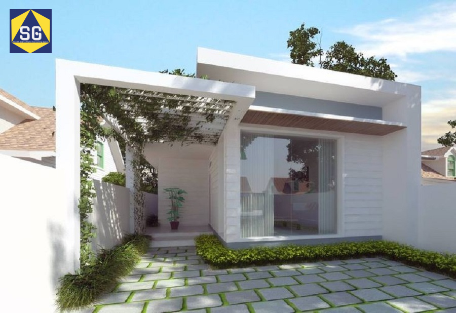 Thiết kế nhà phố có sân vườn