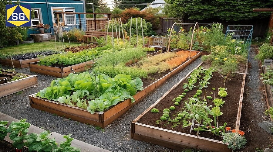 TOP 8 ý tưởng thiết kế vườn rau sau nhà đẹp và sáng tạo 2025