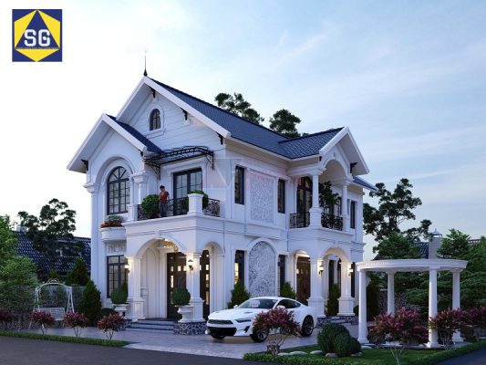 Nhà phố tân cổ điển 2 tầng