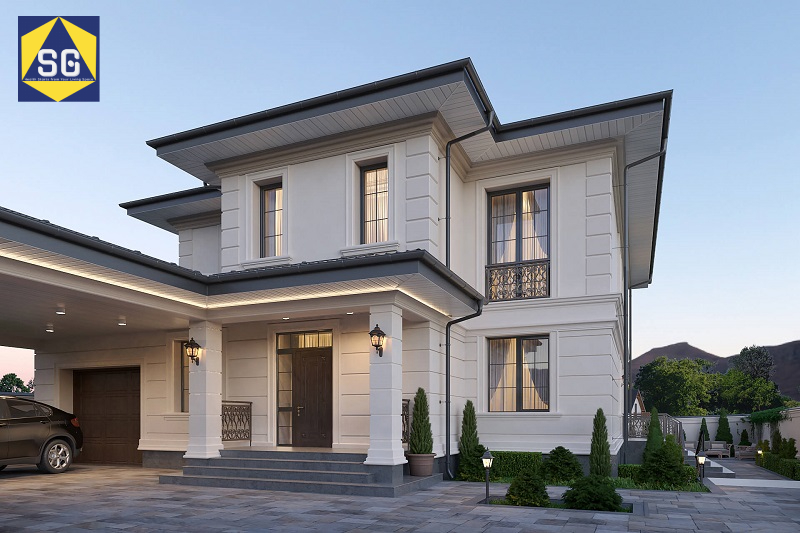 Nhà phố tân cổ điển 2 tầng