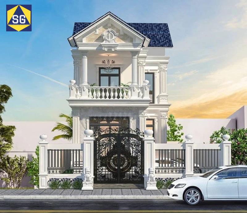Nhà phố tân cổ điển 2 tầng