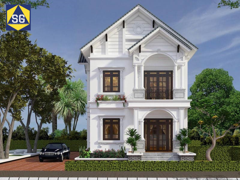 Nhà phố tân cổ điển 2 tầng