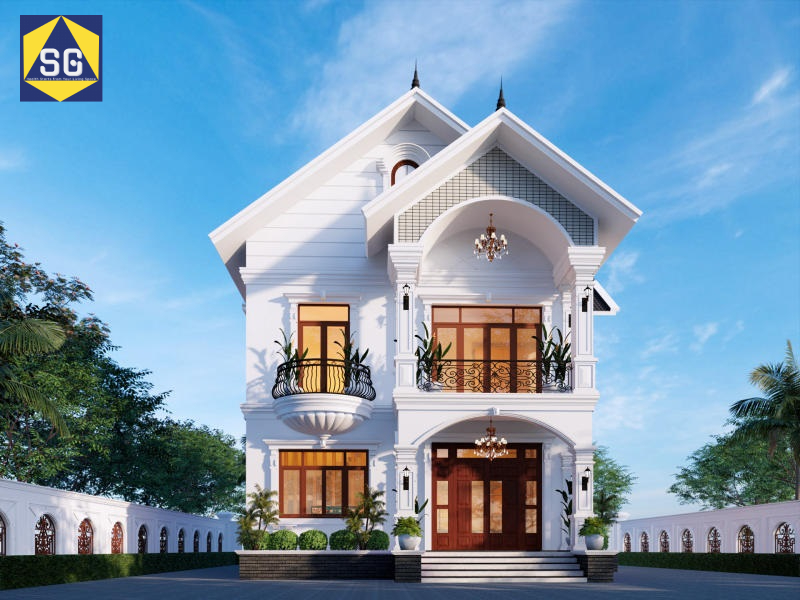 Nhà phố tân cổ điển 2 tầng