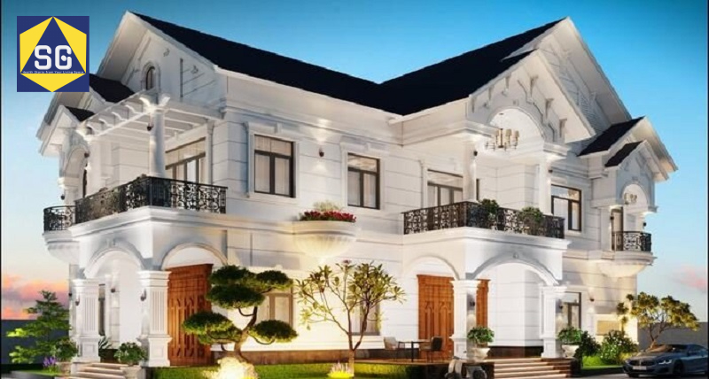 Nhà phố tân cổ điển 2 tầng
