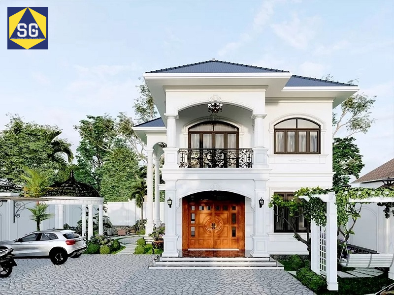 Nhà phố tân cổ điển 2 tầng