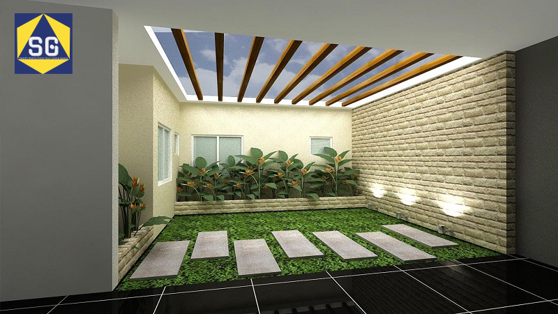 Thiết kế giếng trời cho nhà phố