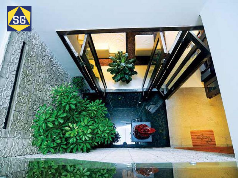 Thiết kế giếng trời cho nhà phố