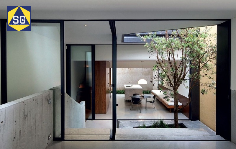 Thiết kế giếng trời cho nhà phố