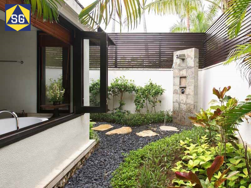 Thiết kế sân trước nhà phố