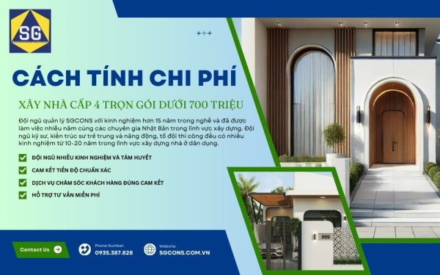 chi phí xây nhà cấp 4
