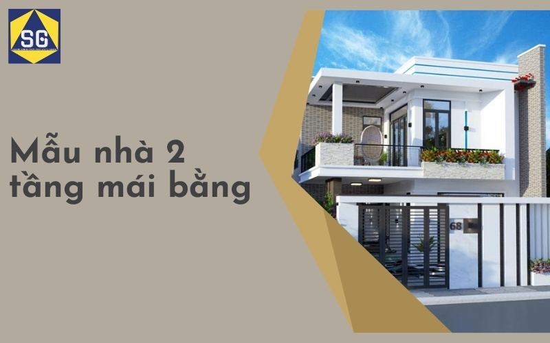 nhà phố 2 tầng hiện đại