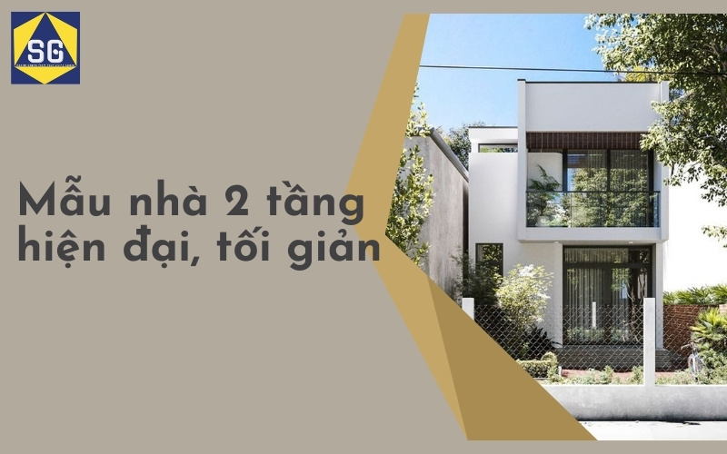 nhà phố 2 tầng hiện đại