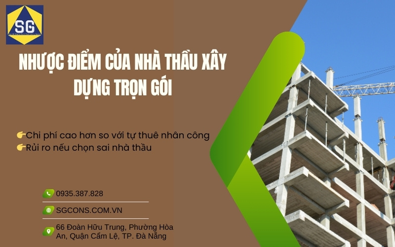 Nên chọn nhà thầu xây dựng trọn gói hay tự thuê nhân công
