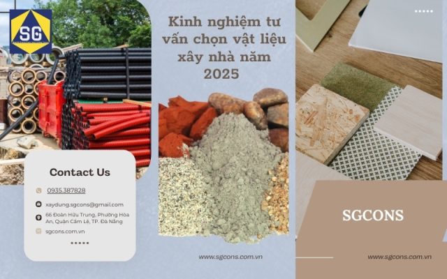 tư vấn chọn vật liệu xây nhà