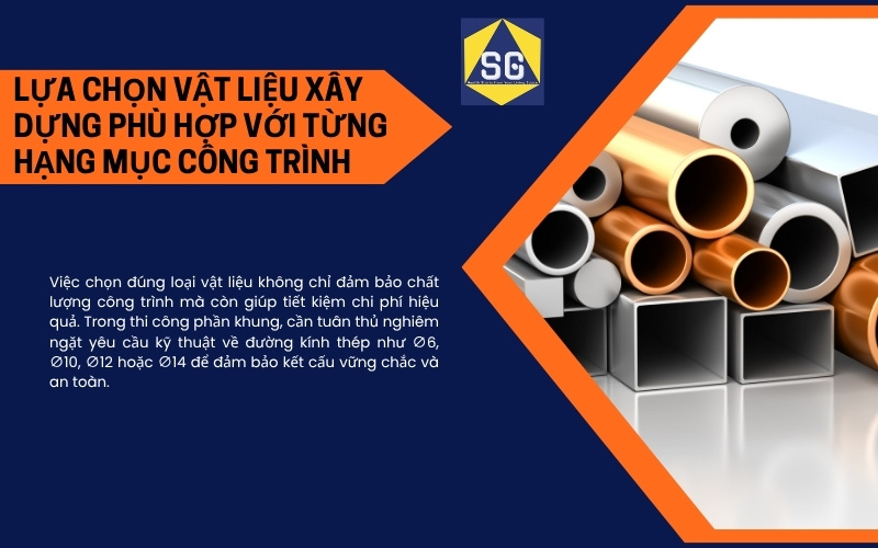 Cách chọn vật liệu xây dựng