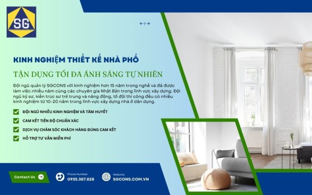 Kinh nghiệm thiết kế nhà phố