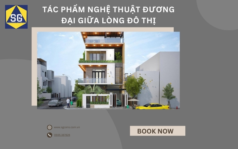 nhà phố đẹp hiện đại