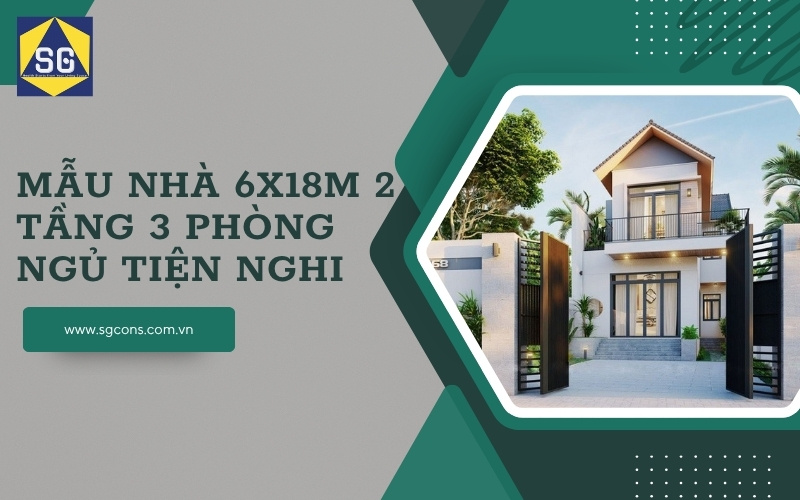 mẫu nhà 6x18m 2 tầng