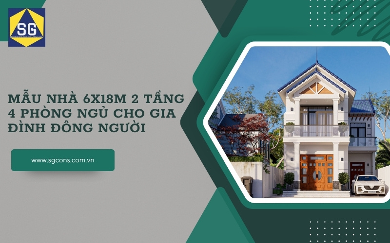 mẫu nhà 6x18m 2 tầng