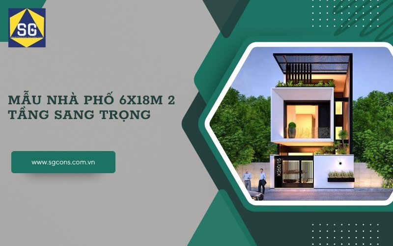 mẫu nhà 6x18m 2 tầng