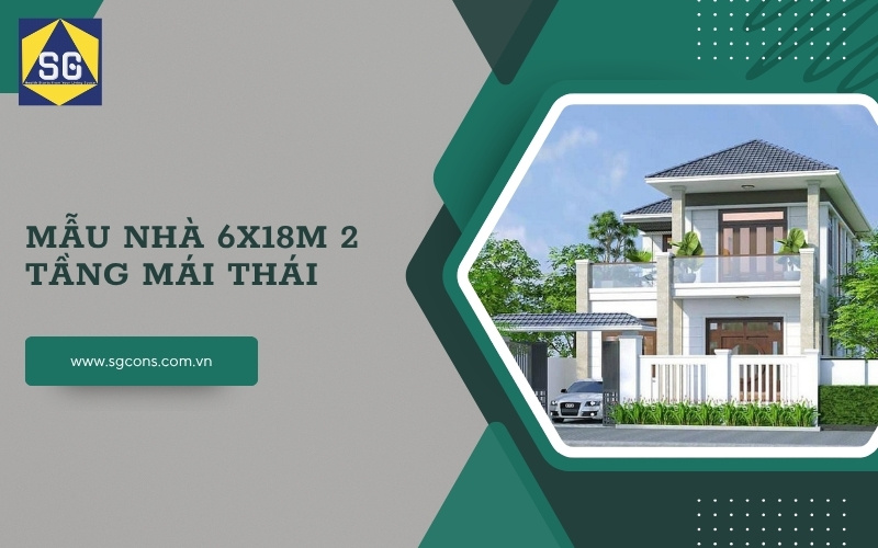 mẫu nhà 6x18m 2 tầng