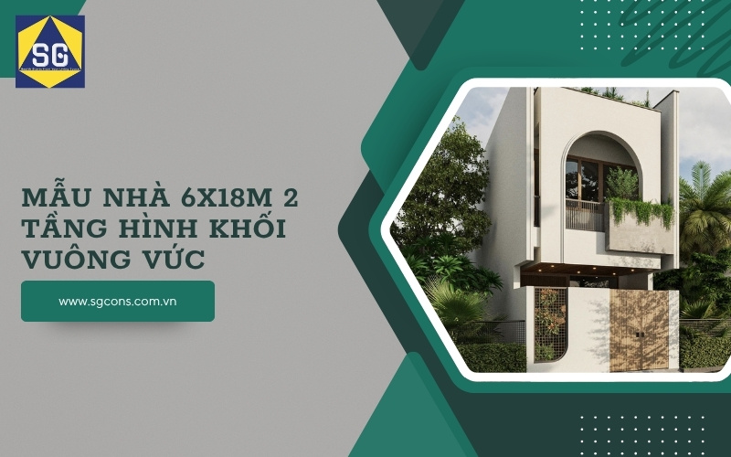 mẫu nhà 6x18m 2 tầng