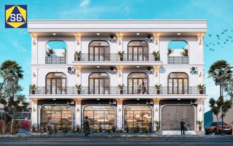 nhà phố mặt tiền 10m kinh doanh