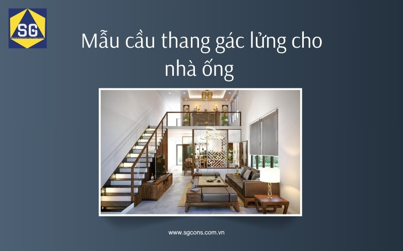 những mẫu cầu thang gác lửng đẹp