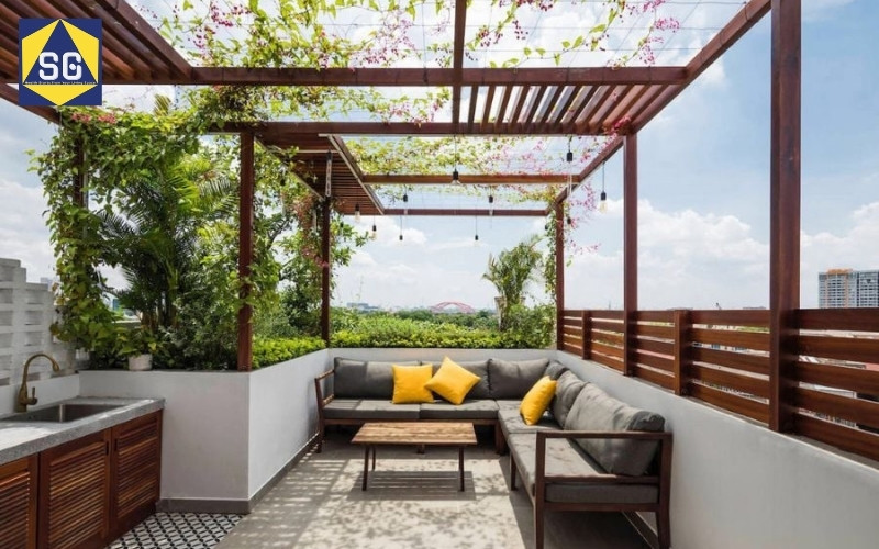 thiết kế nhà mặt tiền 8m sâu 12m