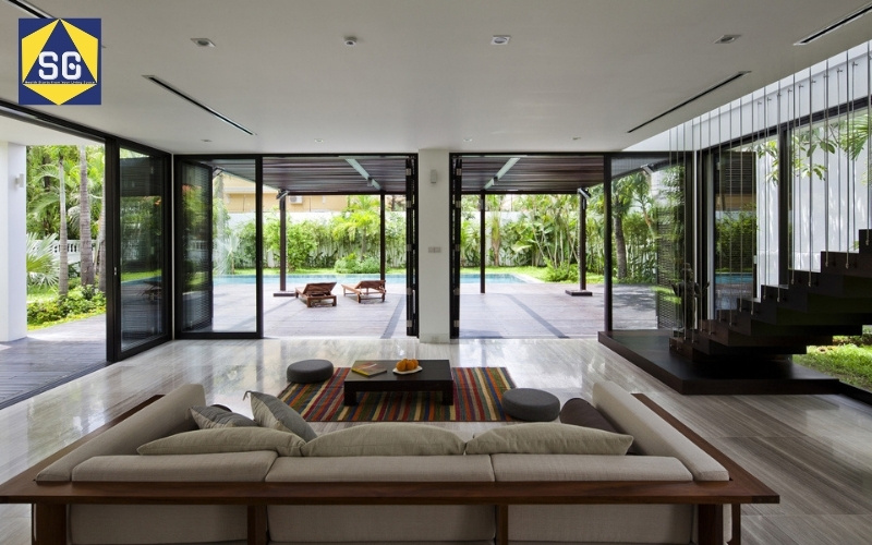 thiết kế nhà mặt tiền 8m sâu 12m