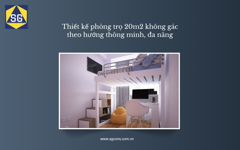 thiết kế phòng trọ 20m2 không gác thiết kế phòng trọ 20m2 không gác