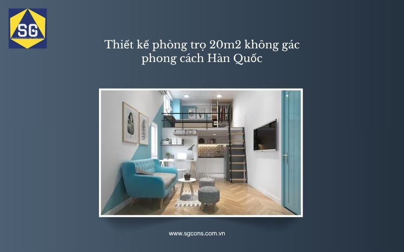 thiết kế phòng trọ 20m2 không gác thiết kế phòng trọ 20m2 không gác
