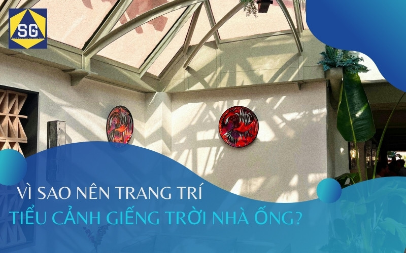 tiểu cảnh giếng trời nhà ống