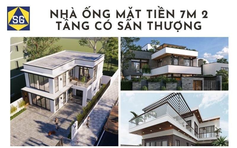 Mẫu nhà mặt tiền 7m 2 tầng Mẫu nhà mặt tiền 7m 2 tầng