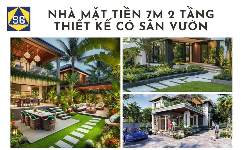 Mẫu nhà mặt tiền 7m 2 tầng Mẫu nhà mặt tiền 7m 2 tầng