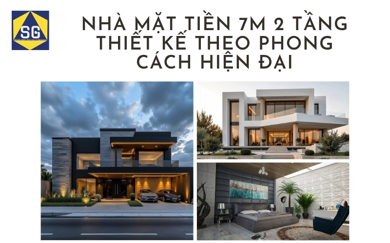 Mẫu nhà mặt tiền 7m 2 tầng Mẫu nhà mặt tiền 7m 2 tầng