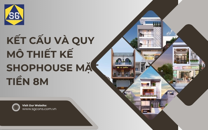 mẫu nhà phố kết hợp kinh doanh mặt tiền 8m