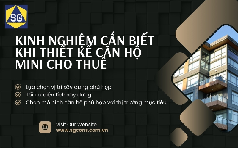 thiết kế căn hộ mini cho thuê