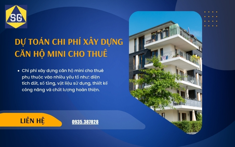 thiết kế căn hộ mini cho thuê