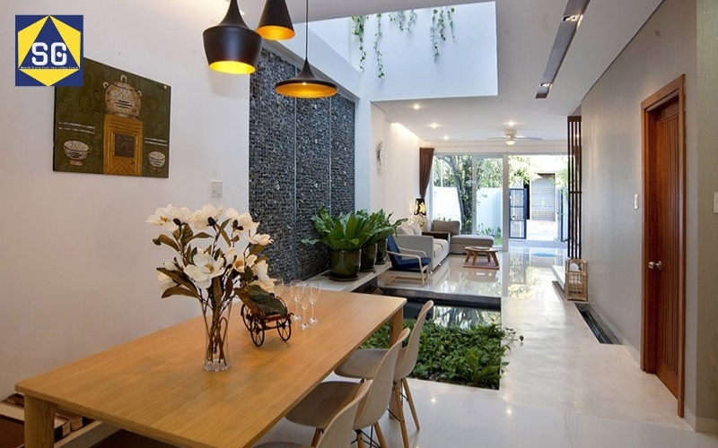 Trang Trí Giếng Trời Trong Nhà Trang Trí Giếng Trời Trong Nhà