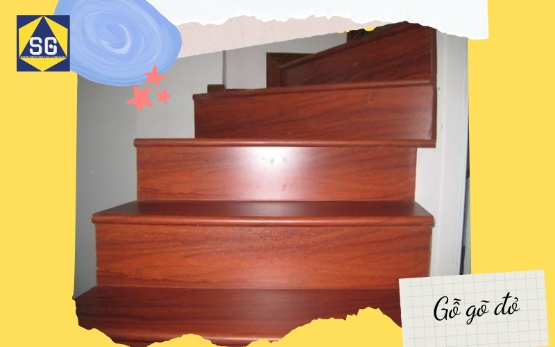 Cầu thang gỗ đẹp cho nhà ống