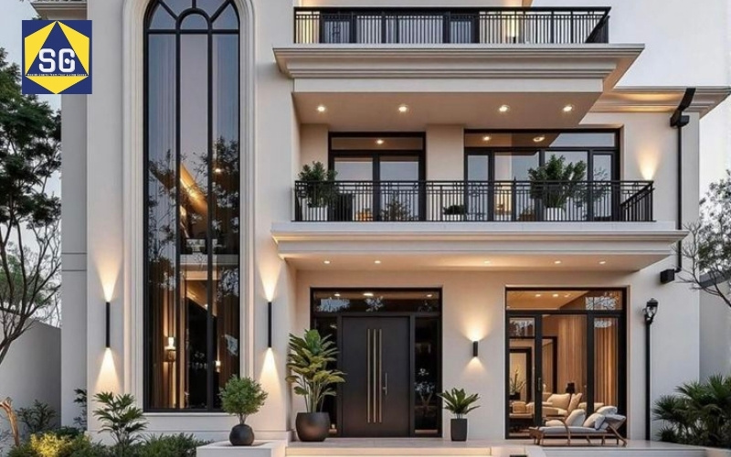 Mẫu nhà lệch tầng 7x7m Mẫu nhà lệch tầng 7x7m