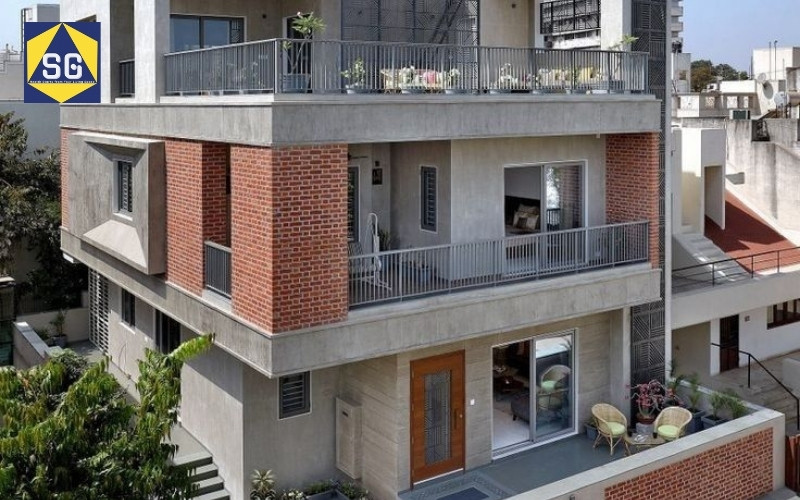 Mẫu nhà lệch tầng 7x7m Mẫu nhà lệch tầng 7x7m