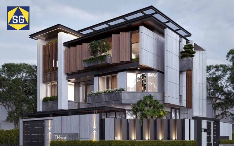 Mẫu nhà lệch tầng 7x7m Mẫu nhà lệch tầng 7x7m