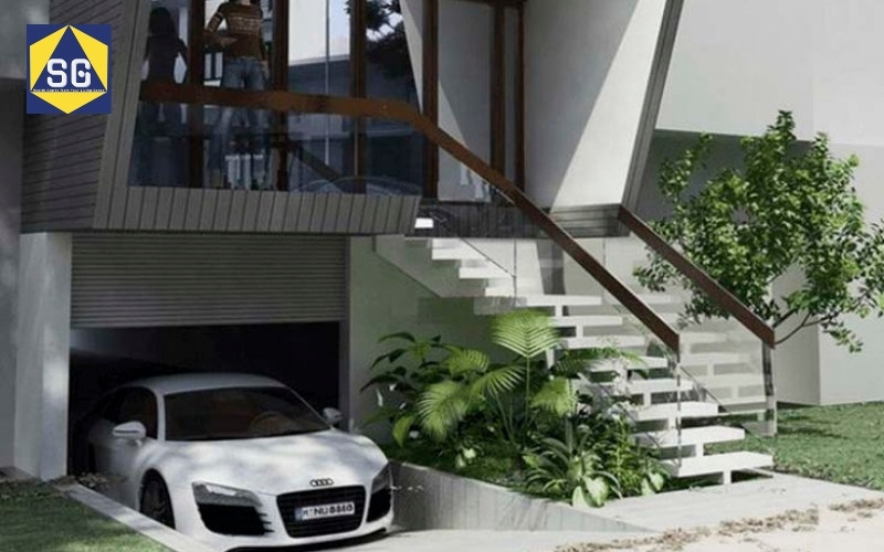 Mẫu nhà lệch tầng 7x7m Mẫu nhà lệch tầng 7x7m