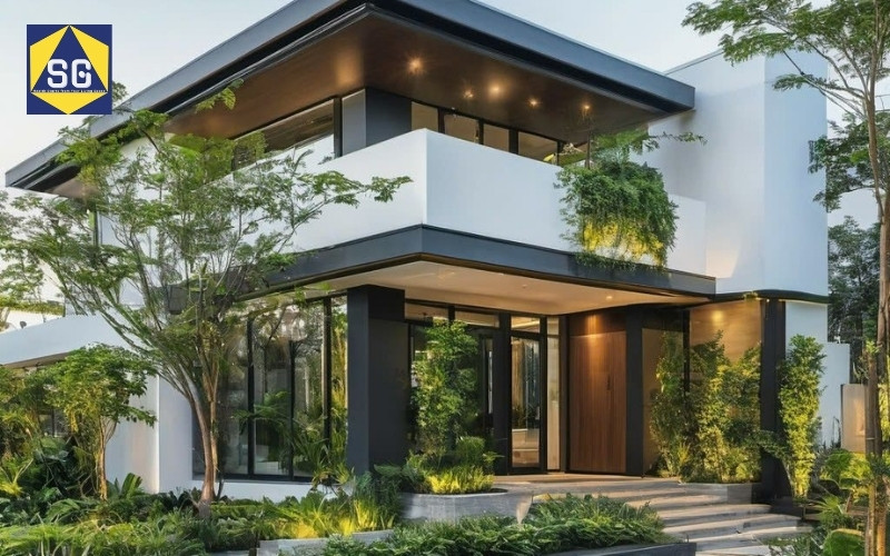 Mẫu nhà lệch tầng 7x7m Mẫu nhà lệch tầng 7x7m